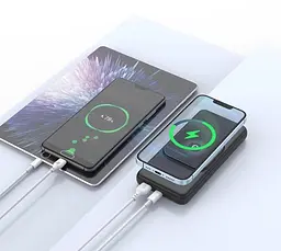 Акумулятор портативний магнітний XO PR161 Magnetic Wireless 15W 10000 mAh - мініатюра 5