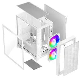 Корпус PcCooler C3D310 WH ARGB (C3D310 WH ARGB) Без БП - мініатюра 6