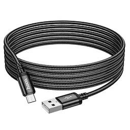 Кабель HOCO X91 Micro-USB Radiance charging data cable 3m чорний
