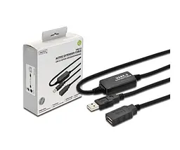 Активный удлинитель USB 2.0 AM/AF с чипом Digitus DA73100 10m