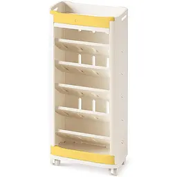 Стелаж Mealux Brooks White/Yellow (KD-E041 White/Yellow)
