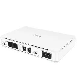 ДБЖ UPS для роутера Hoco DB25 Plus 10000mAh, 18W, 1USB, DC 9/12V, DC 5V, POE 15/24V White - мініатюра 2