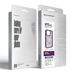 Чохол ArmorStandart Unit Stand для Apple iPhone 14 Pro Purple - мініатюра 2
