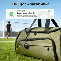 Bluetooth-трекер для пошуку речей UGREEN FineTrack 2 FT309 2 шт. AirTag пошукова мітка Apple Find My для iPhone з iOS 14.5+ або iPad з iPadOS 14.5+ звуковий пошук поблизу до 110 дБ пиловологозахист IP68 сповіщення про залишену річ режим втрати до 7 років роботи батарея без заміни та перезаряджання флуоресцентні елементи 4 шнурки в комплекті чорний (95020A) - мініатюра 12
