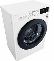 Пральна машина LG з фронтальним завантаженням F2J5HS9W, 7кг, 1200, A+++, Пар, глибина 45см, Дисплей, Інвертор, Білий (F2J5HS9W) - мініатюра 6