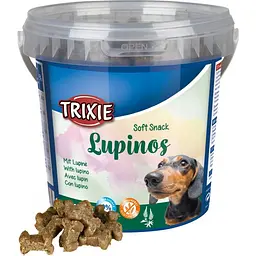 Ласощі для собак Trixie Soft Snack Lupinos, м'ясо птиці та люпин, відро, 500 г