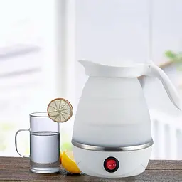 Електрочайник Silicon Kettle силіконовий складний електрочайник маленький електрочайник портативний чайник - мініатюра 4