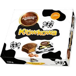 Цукерки Wawel Krowkowe карамель в шоколаді, 330 г (925509) - мініатюра 2