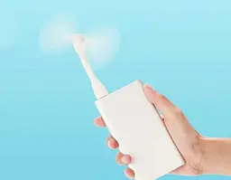 Вентилятор портативний Xiaomi ZMI Mini Compact Portable Fan AF211 White - мініатюра 3