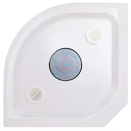Гідробокс Lidz Tani SBM90x90.SAT.LOW.GR, низький, скло тоноване 4 мм, стінки BLA Lidz (LTSBM9090SATLOWGR) - мініатюра 12