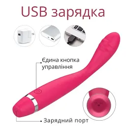 Вібратор для точки G I’MCUM PulseTouch з 10 режимами вібрації Рожевий (IM-ZDB226) - мініатюра 2