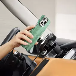 Карбоновий чохол Pitaka Ultra-Slim Case Forest Green для iPhone 16 Pro Max (KI1602PFOR) - мініатюра 6