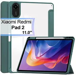 Чохол до планшета BeCover Soft Edge TPU Xiaomi Redmi Pad 2 11.0" Dark Green (713658)