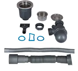 Кухонна мийка Lidz H5050B PVD 3.0/1.0 мм LDH5050BPVD3008 - мініатюра 7