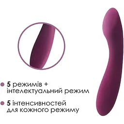 Вібратор для точки G Svakom Amy 2 Violet - мініатюра 3