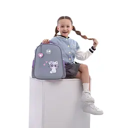 Рюкзак GoPack Education 165S Cute Cat Чорно-сірий (GO26-165S-3) - мініатюра 17