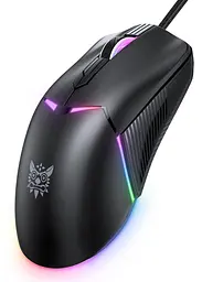 Комп'ютерна мишка Onikuma ігрова CW-95 з RGB підсвіткою для ПК 6400 DPI дротова USB для комп’ютера та ноутбука - мініатюра 2