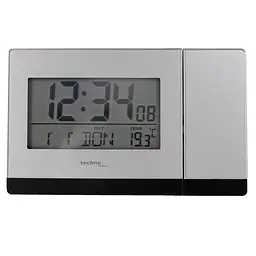 Годинник проекційний Technoline WT538 Silver/Anthracite (WT538), Сріблястий