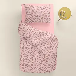 Дитяча постільна білизна фланель в ліжечко PASTEL LEOPARD CS1 COSAS (4822052373750) - мініатюра 2