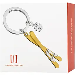 Брелок Metalmorphose Ski with Snowflake Charm (8000020592969) - мініатюра 3