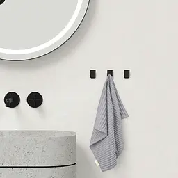 Рушники вафельні Cosas Greek Waffle Smoky 2 шт., 55x90 см/75x130 см, сірі - мініатюра 8