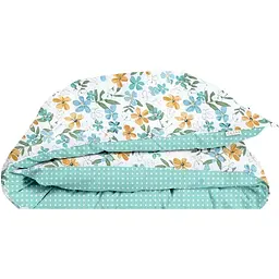 Підковдра дитяча Cosas Orange Palms 110х140 см (FlowersMintWhite_140q)