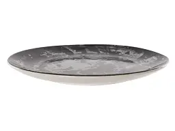 Тарілка Alba ceramics Graphite 26 см чорна (769-022) - мініатюра 2