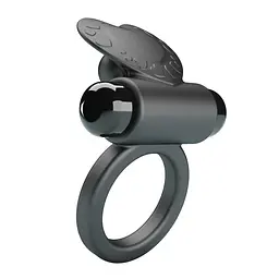 Віброкільце PRETTY LOVE VIBRANT PENIS RING DEBONAIRE Black, 10 vibration functions PRETTY LOVE BI-210316 99057 - мініатюра 3