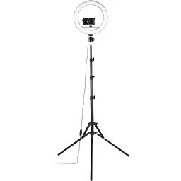 Набір блогера Hama Smartphone Tripod Steady-120 V2, 185см, Bluetooth, LED ring (00004659) - мініатюра 7