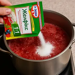 Желфікс Dr. Oetker желююча суміш 1:1 з пектином для варення, джему, желе з фруктів і ягід 20 г - мініатюра 4