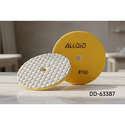 Круг алмазний Alloid Building Tools Hexagon шліфувальний на липучці 100 мм зерно 150 (DD-63387) - мініатюра 5