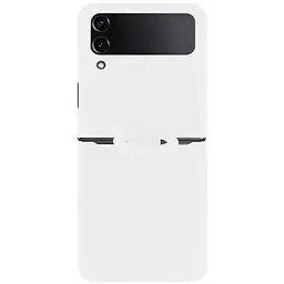 Чохол Foldables Silicone Cover Lakshmi (AAA) для Samsung Galaxy Z Flip4 Білий / White - мініатюра 2