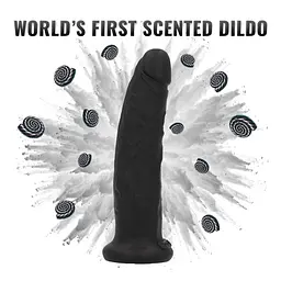 Фалоімітатор з ароматом лакриці Toyz4lovers Delicious Dildo Liquorice, 19.5 см - мініатюра 3