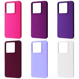 Чохол-накладка Wave Full Silicone Cover для Xiaomi Redmi Note 13 Pro 5G/Poco X6 5G White - мініатюра 2