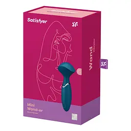 Вібромасажер Satisfyer Mini Wand-er Blue - мініатюра 7