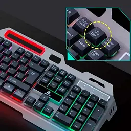Ігрова клавіатура з RGB-підсвічуванням Jeqang JK-918 (39137-01_308) - мініатюра 7