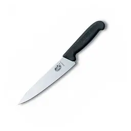 Кухонний ніж Victorinox Fibrox Carving лезо 15см з чорн. ручкою
