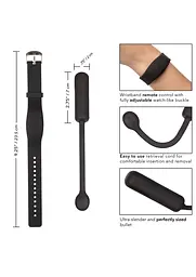 Віброяйце Calexotics Remote Petite Bullet 7 см (чорний) - мініатюра 5