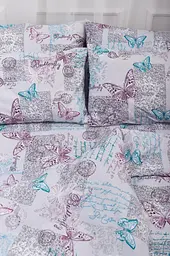 Підковдра Moon&Star Бязь Gold Люкс Butterfly Полуторна Євро 160x220 см - мініатюра 4