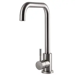 Змішувач для кухні EcoMIX Alpen AISI-203L-WH 000024958 Нержавіюча сталь - мініатюра 4
