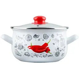 Кастрюля Gusto "Перчинка" Б 16 см 2,1 л (GT-T-116-WP)