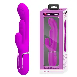Вібратор PRETTY LOVE Shonia Purple, Twinkled Tenderness, 7 thumping functions 7 vibration functions PRETTY LOVE BW-500041 100621 - мініатюра 1