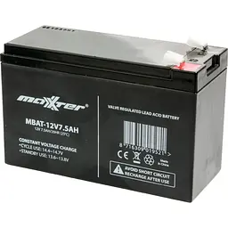 Акумулятор Maxxter AGM 12V (12V/7.5Ah/90Wh) (MBAT-12V7.5AH) [125705] - мініатюра 1