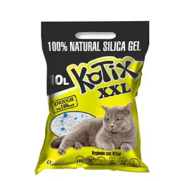 Силікагелевий наповнювач Kotix для котячого туалету 10 л