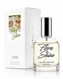 Жіноча парфумована вода Jerelia Flora Shine, квіткова деревна мускусна, 50 мл