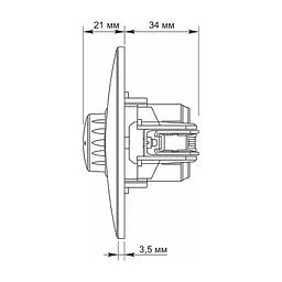 Светорегулятор Videx BINERA 600Вт сереб (VF-BNDM600-SS) - миниатюра 5