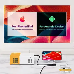 Міні-проектор PVO YG300 Pro Max HD Wi-Fi - мініатюра 2