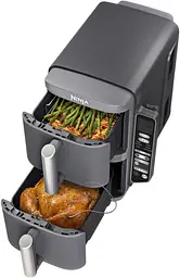 Мультипіч (аерофритюрниця) NINJA Double Stack XL 2-Level Hot Air Fryer SL451EU - мініатюра 5