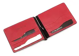 Шкіряний чоловічий затискач для грошей GRANDE PELLE 12х8х1 см acs0027533 - мініатюра 3