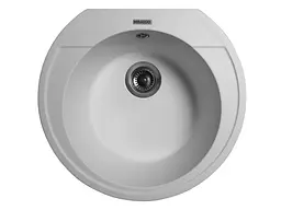 Кухонна мийка Miraggio TULUZA white (0000050) Граніт, Врізна, Білий